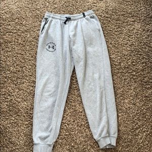 Grey Under Armour sweat pants